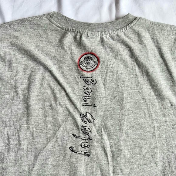 Vintage Bali Enjoy Grey Men’s Graphic Tee Shirt - Picture 3 of 4